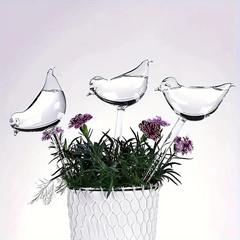 Imitation Glass Plastic Bird Automatic Water